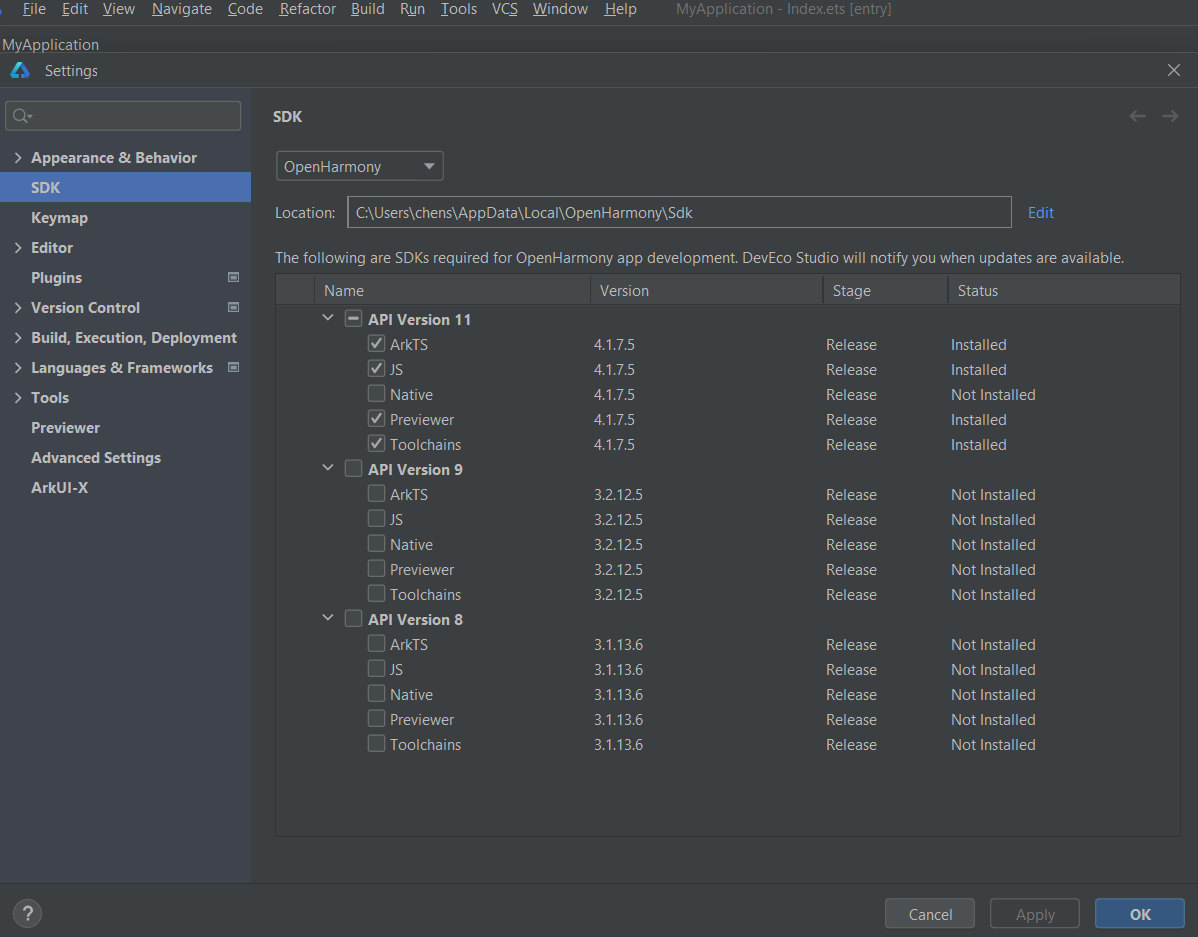 SDK Manager